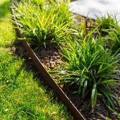 Cortenový okraj 230x39 cm 