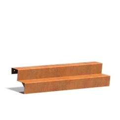 Kortenové schody 150 cm (2 stupne) 