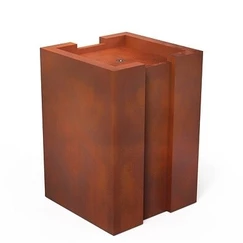 Cube 90 CS - vodný prvok z cortenu