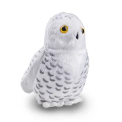 Plyšový vták so zvukom Sova snežná