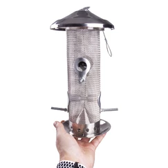 Kŕmidlo pre vtáky na semená malé - kovové