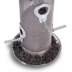 Kŕmidlo pre vtáky na semená malé - kovové