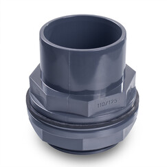 PVC priechodka na stenu predĺžená 110 mm