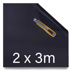 Zostávajúci kus fólie 2x3m=6m² (2m ŠÍRKA / 1mm čierna fólia PLACHTA Fatra Aquaplast 805)