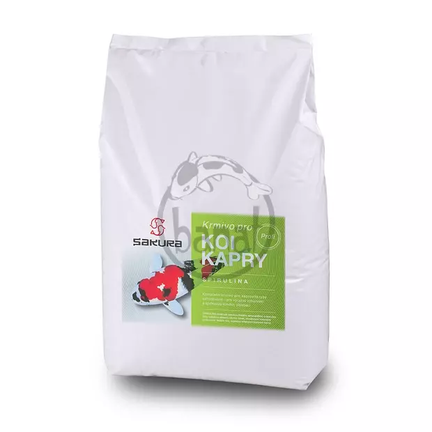 Spirulina - 3 mm vrece 15 kg krmiva pre koi