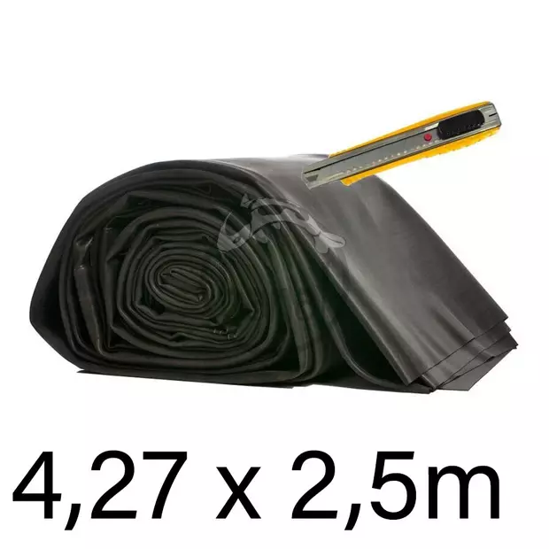 Zvyšková fólia 4,27x2,5=10,675m² (šírka 4,27m / 1,02mm EPDM guma Firestone PondGard)