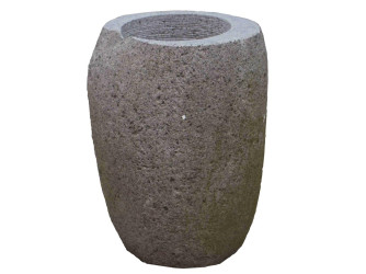 Kamenná nádoba s otvorom v. 37 cm