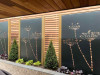 Hliníková stena bambus 110 x 5 x 180 cm