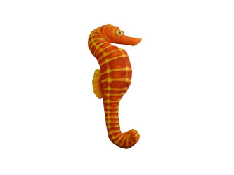 Vankúš Koník morský mini, oranžový 40 cm