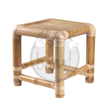Bambusová stolička 40x40cm - svetlá