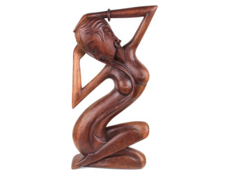 Žena 60 cm - dřevořezba