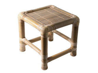 Bambusová stolička 40x40cm- světlá