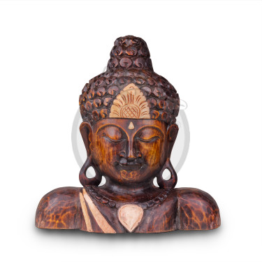 Busta Budhu 50 cm - drevorezba
