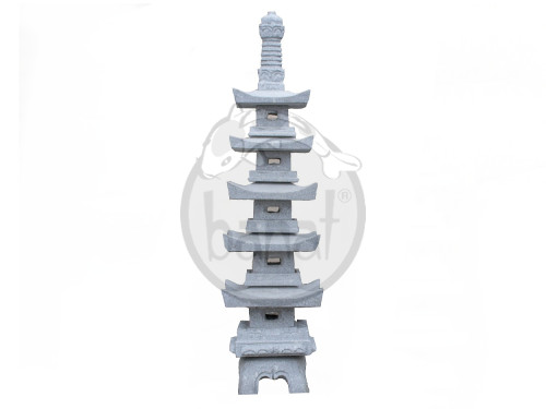 Tokushu Go Ju Tou Pagoda 180 cm - sivá žula