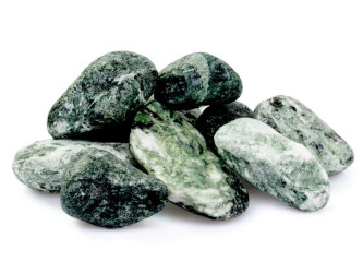Mramorový dekoračný kamienok 25 kg, Alpská zelená frakcia 40-60 mm +