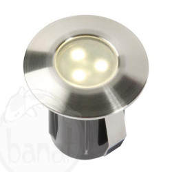 LED svietidlo ALPHA 0,5 W - Nerez (teplá biela)