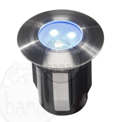 LED svietidlo ALPHA 0,5 W- Nerez (modrá)