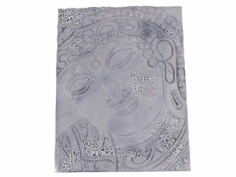 Buddha obraz 40 cm  - šedý