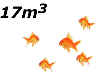 Jazierko s menším počtom rýb do 17 m3