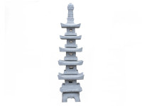 Tokushu Go Ju Tou Pagoda 90 cm - sivá žula
