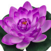 Fialový kvet lekna priemer 18 cm