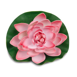 Ružový kvet lekna priemer 18 cm