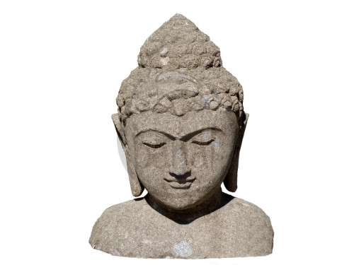 Busta Budhu 44 cm - prírodný kameň
