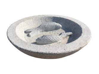 Kamenná nádržka Koi Bachi 30 cm - granit