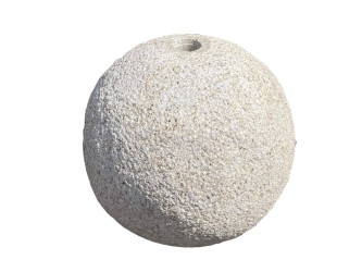 Výverová guľa 30 cm - žltý granit