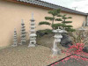 Pagoda tesaná 90 cm - žula