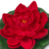 Červený kvet lekna priemer 18 cm