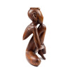 Abstraktná socha domorodec 50 cm - drevorezba