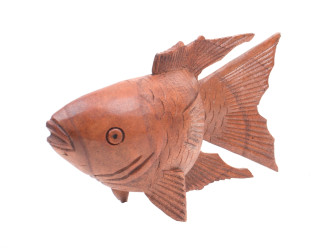 Ryba 40 cm - drevorezba