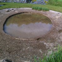 |4116|Takhle dopadne každé  jezírko když je v nejnižším místě zahrady a není vyřešena ochrana před povrchovou vodou. |  Fotogaléria hrôzy